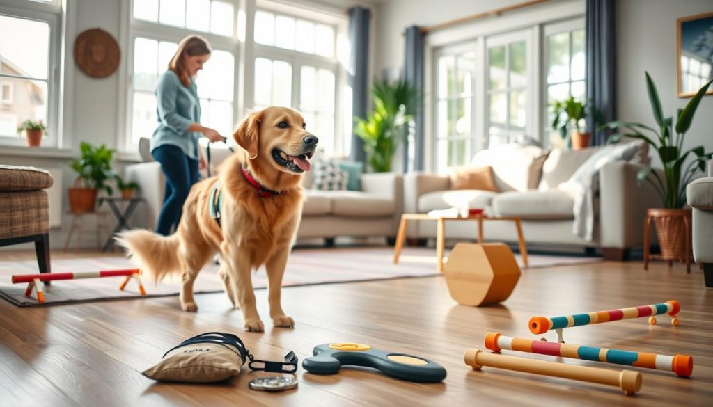 in-home service dog training