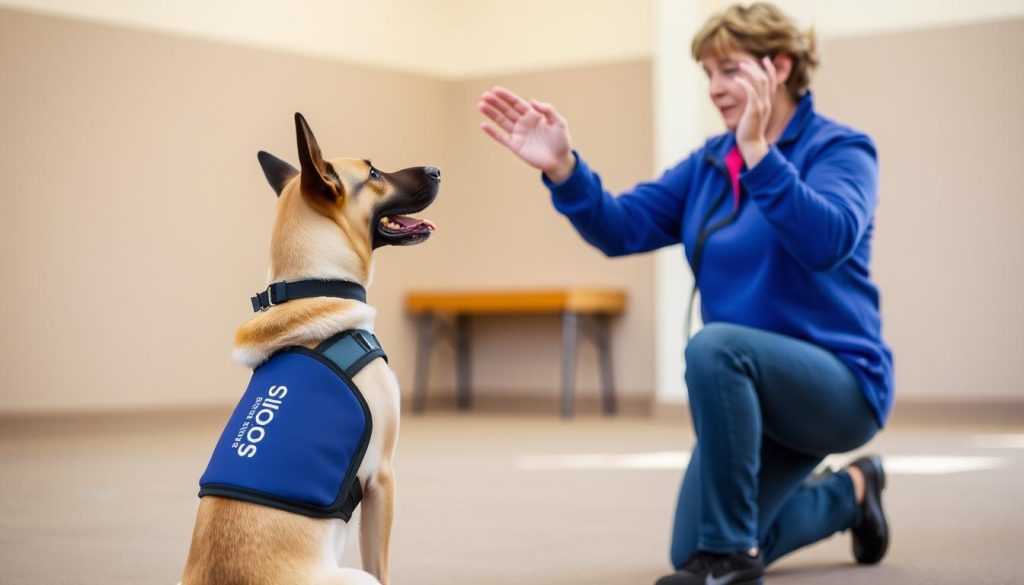 service dog behavior training
