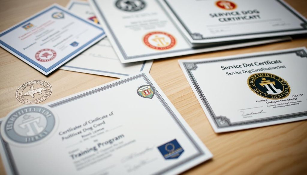 service dog certifications