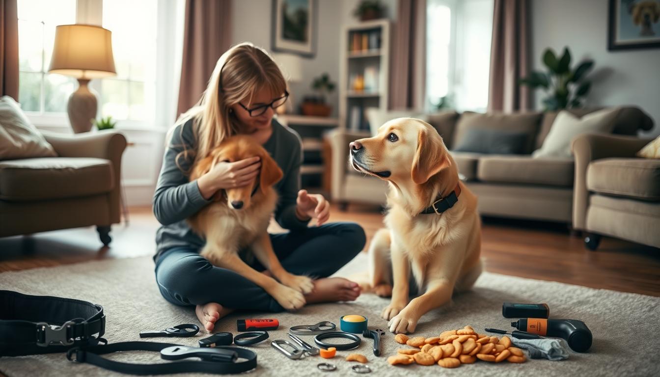 service dog training at home