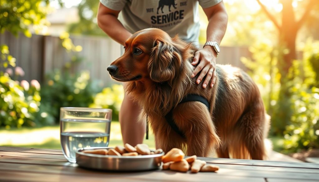 caring for service dog well-being