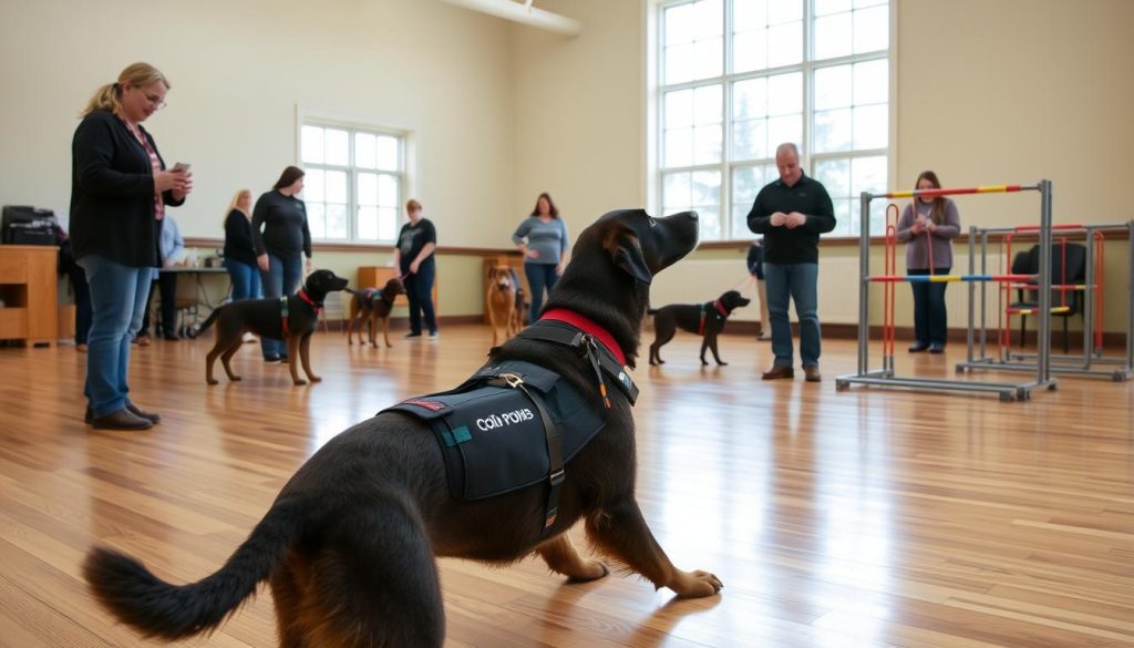 ongoing service dog training