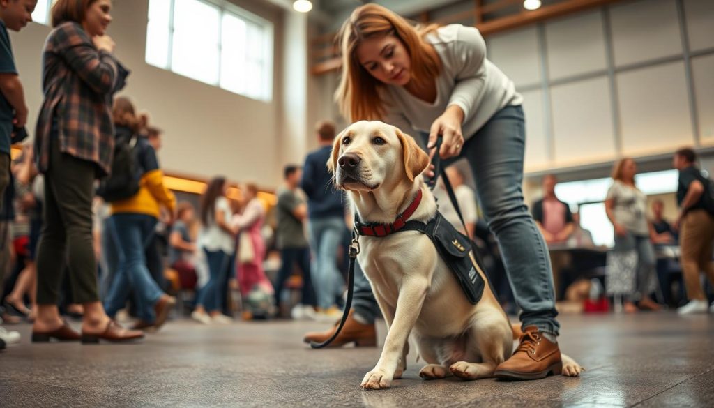 service dog socialization and desensitization