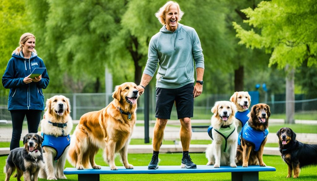 senior dog training