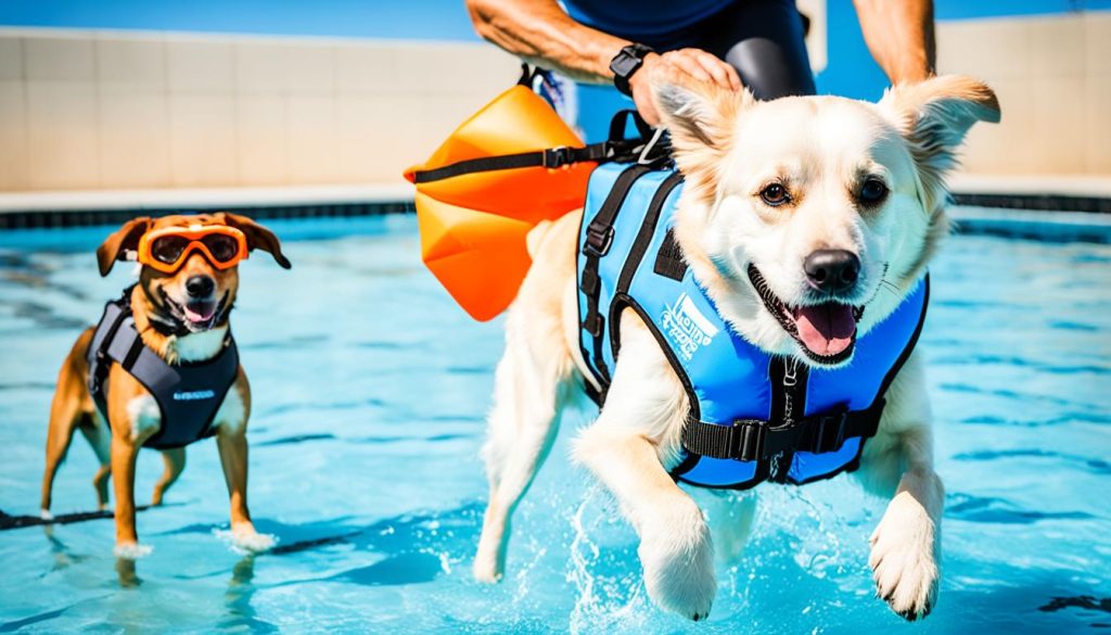 Canine aquatic training