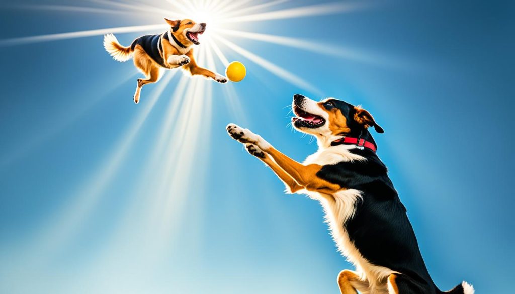 mental stimulation with dog trick training