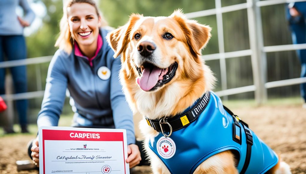 Celebrating training achievements with your dog