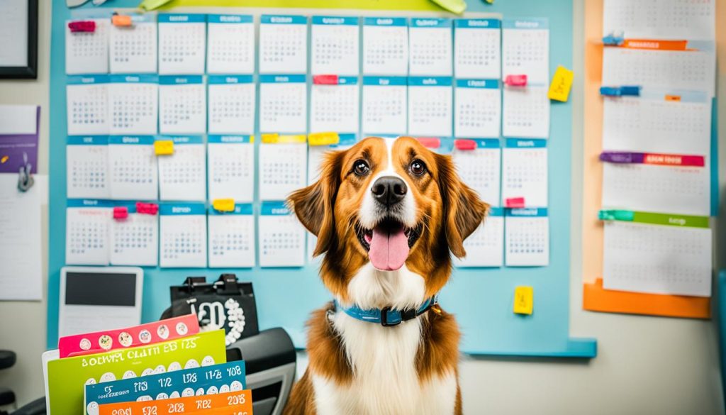 Creating a dog training schedule that works