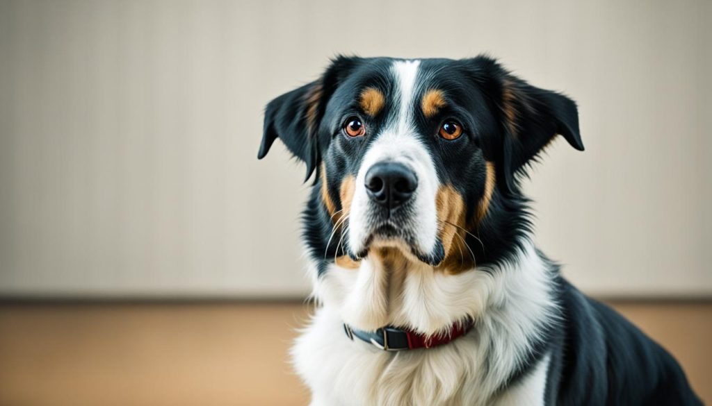 Dog experiencing anxiety