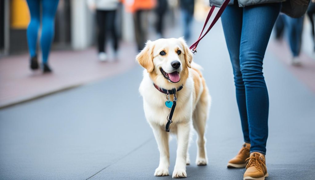 Dog training methods in daily life