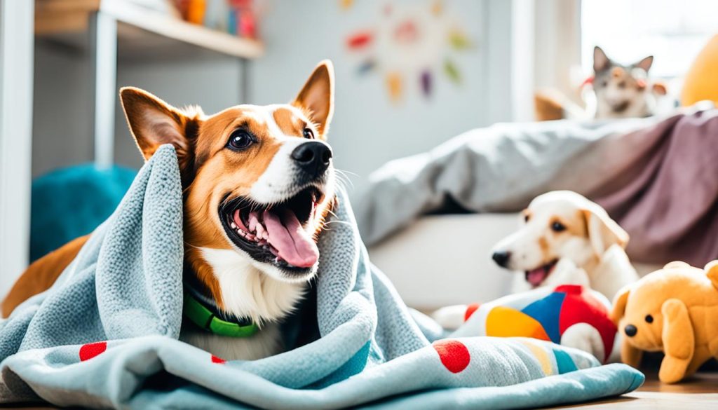 Hide and seek fun dog tricks