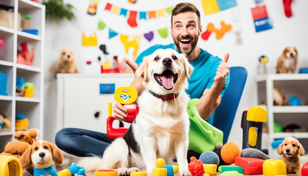 Positive reinforcement in dog training