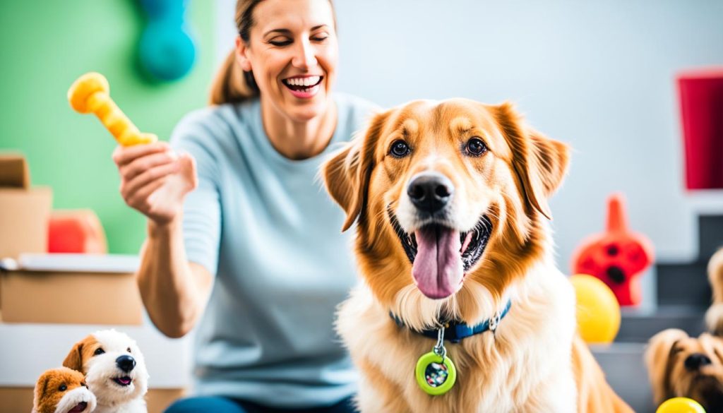 Positive reinforcement techniques for dog training