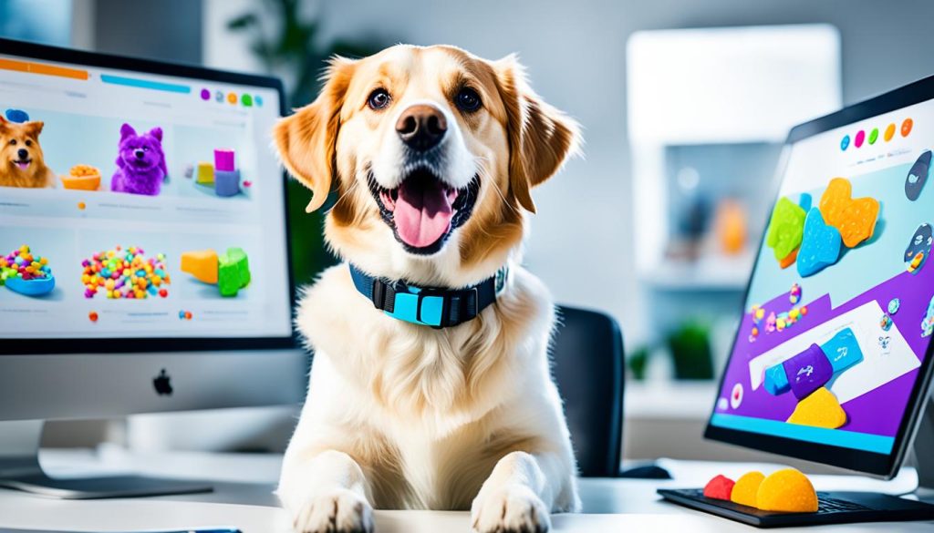 Reward-based training in online pet classes