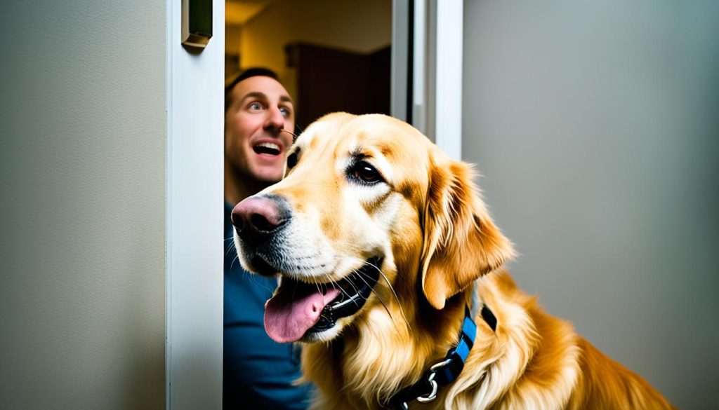 Training your dog for polite door behavior