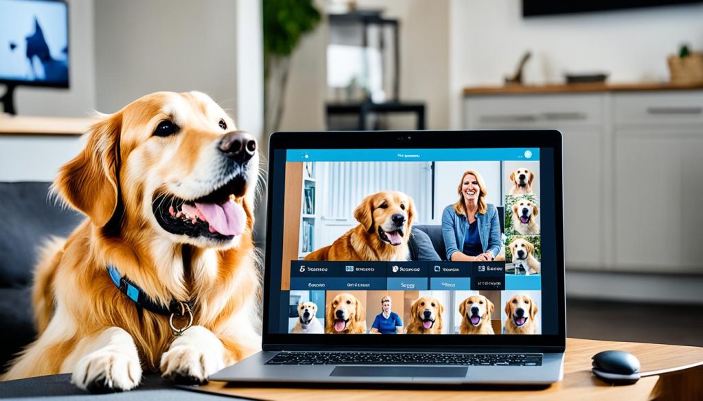 Virtual dog obedience classes