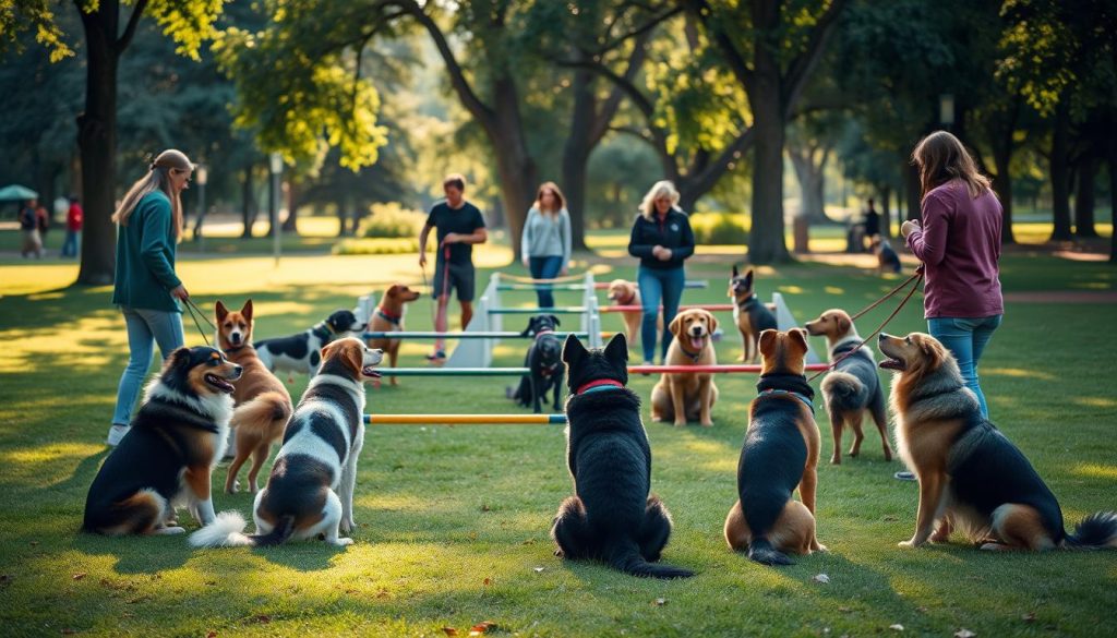 Dog obedience training