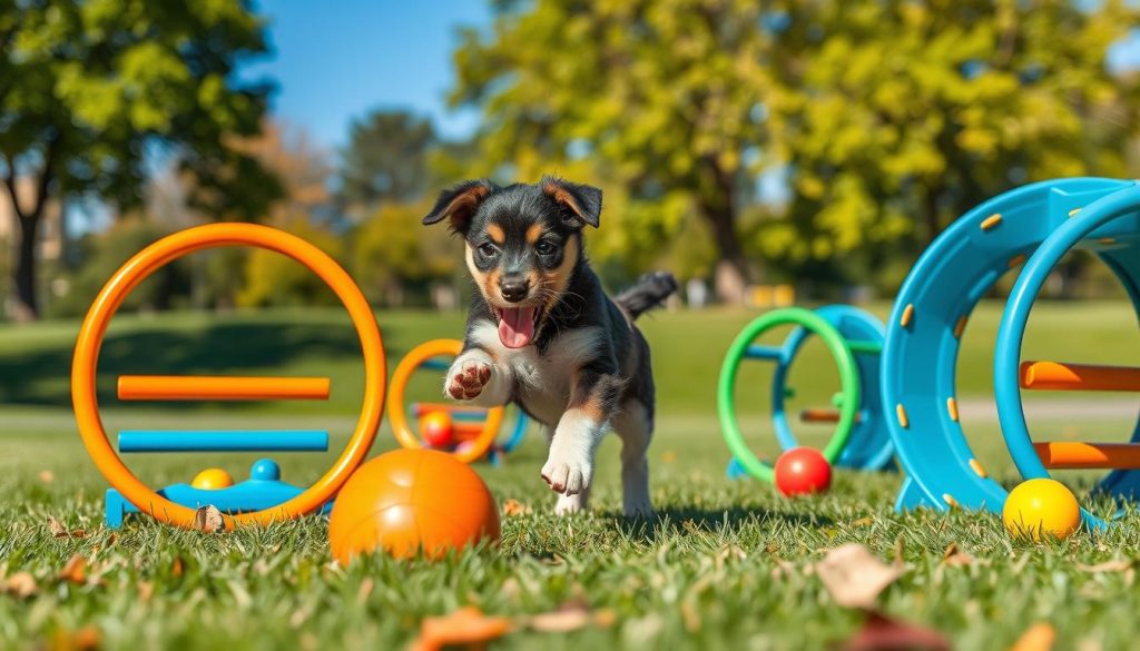 Puppy training with exercise and mental stimulation Puppy training with exercise and mental stimulation
