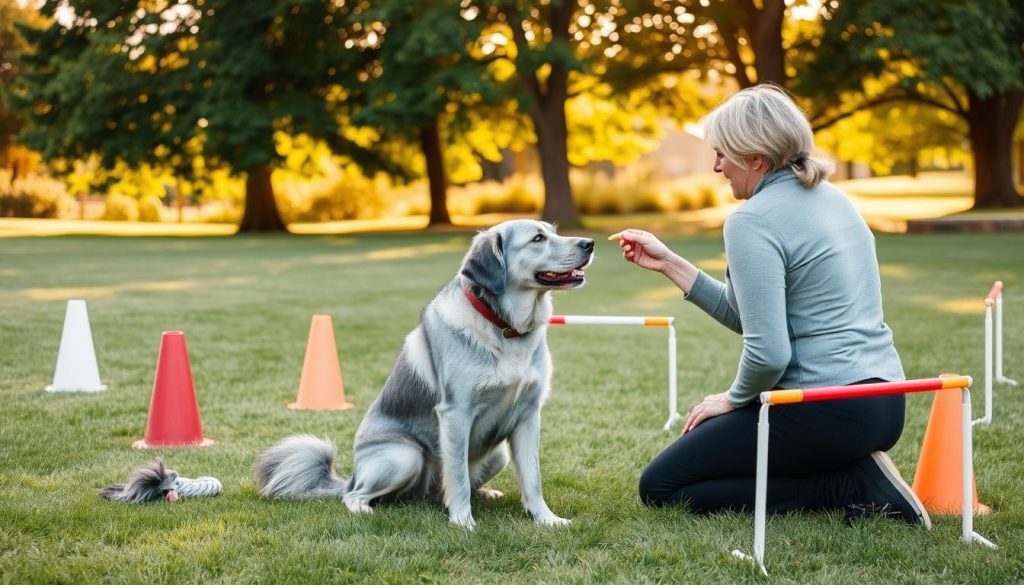 senior dog behavior modification
