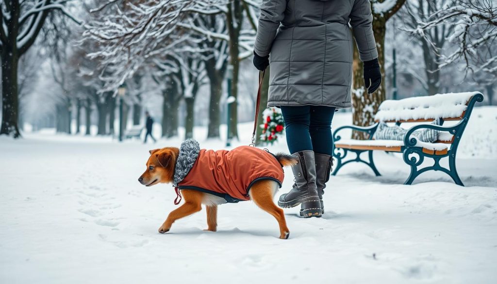 Winter dog walking tips