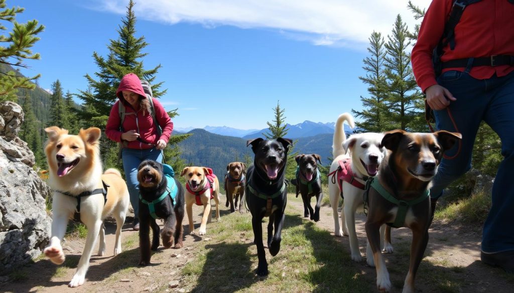 conditioning dogs for hiking