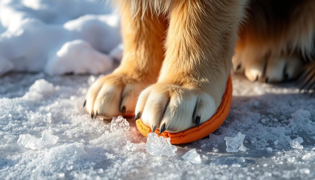 protecting paws from salt and ice